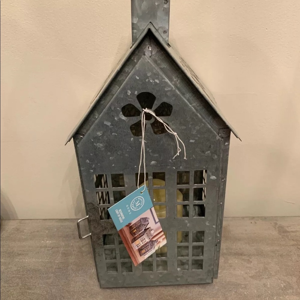 Martha Stewart Spring Light Up House Galvanized